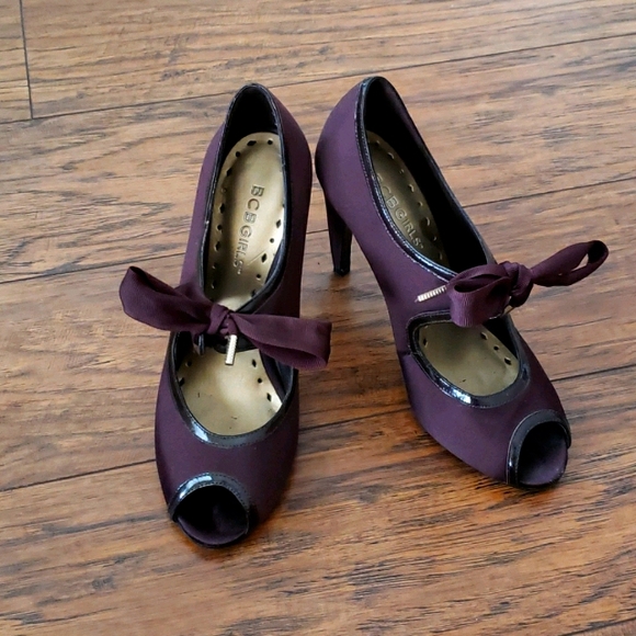 BCBGirls Shoes - BCBGGIRLS Royal Purple Heels
